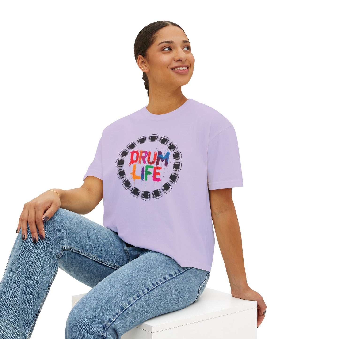 "Drum Life" Women's Boxy Tee