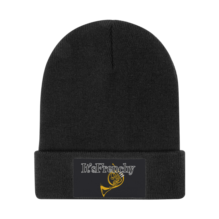 "French Horn" Street-wear Custom High-quality Knit Beanie