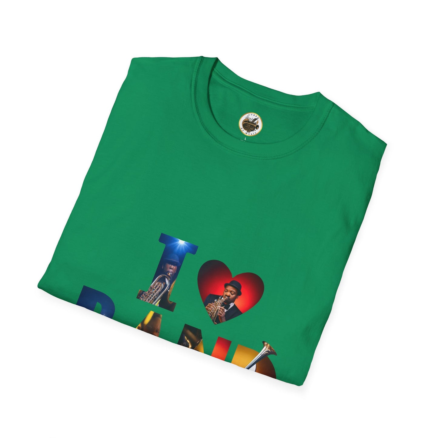 I Love Band Unisex Softstyle T-Shirt