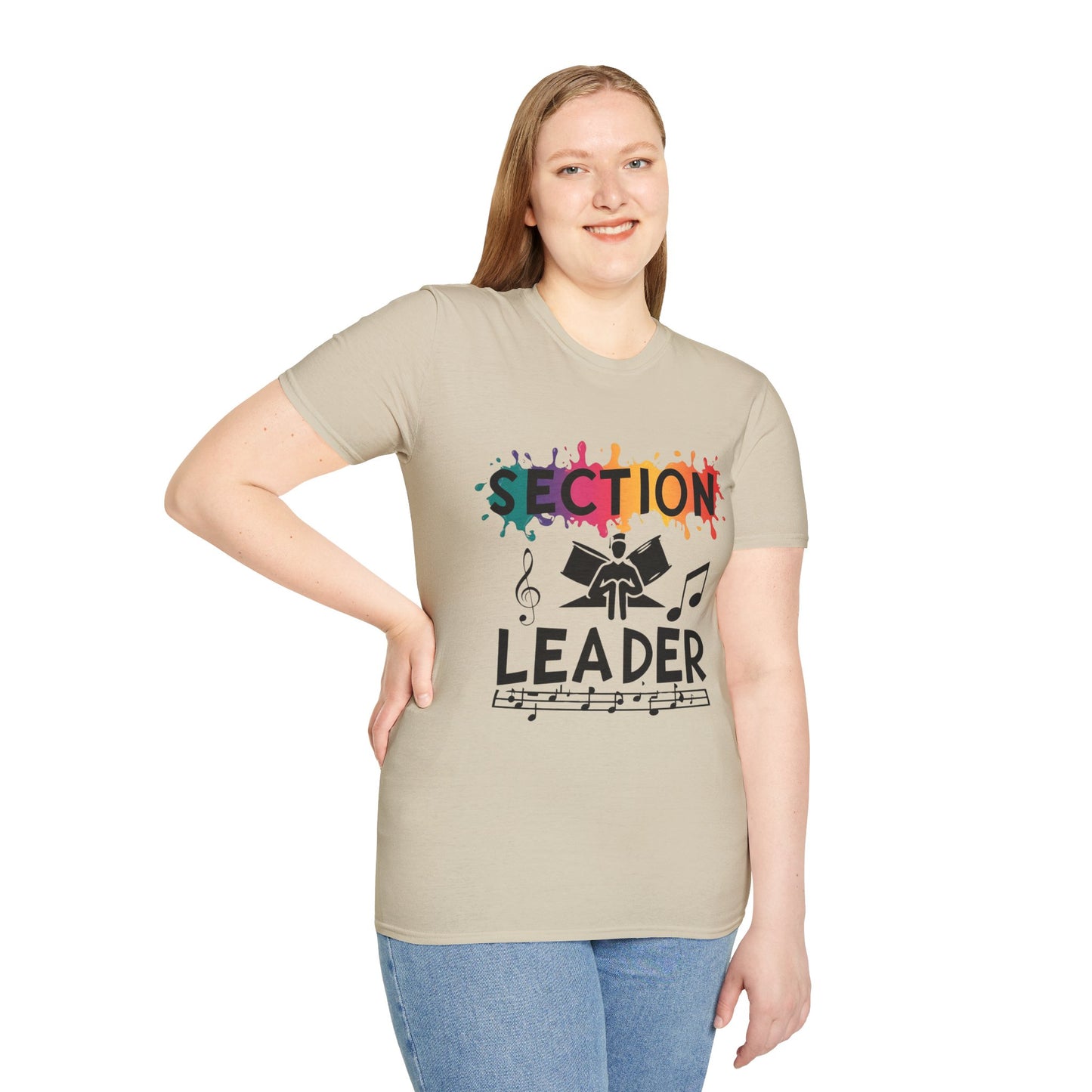 Splash Paint "Section Leader" Unisex Soft-style T-Shirt