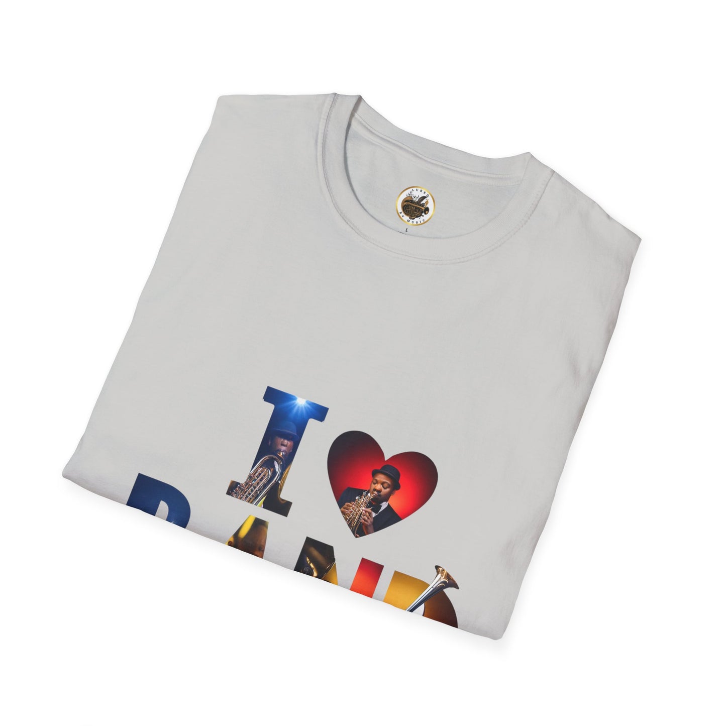 I Love Band Unisex Softstyle T-Shirt