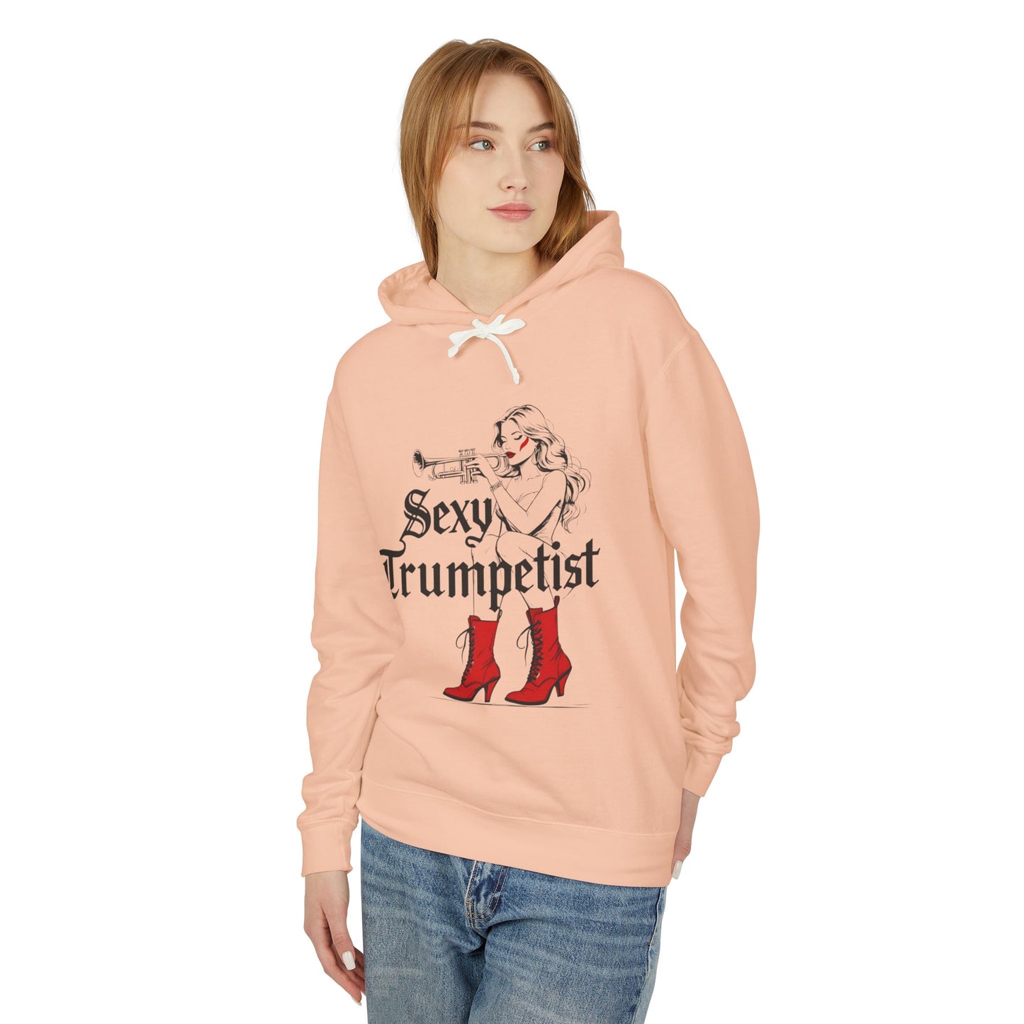 "Sexy Trumpetist" Hooded Sweatshirt