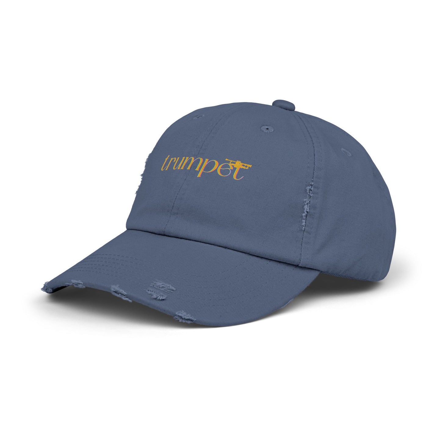 Unisex Distressed Trumpet Cap