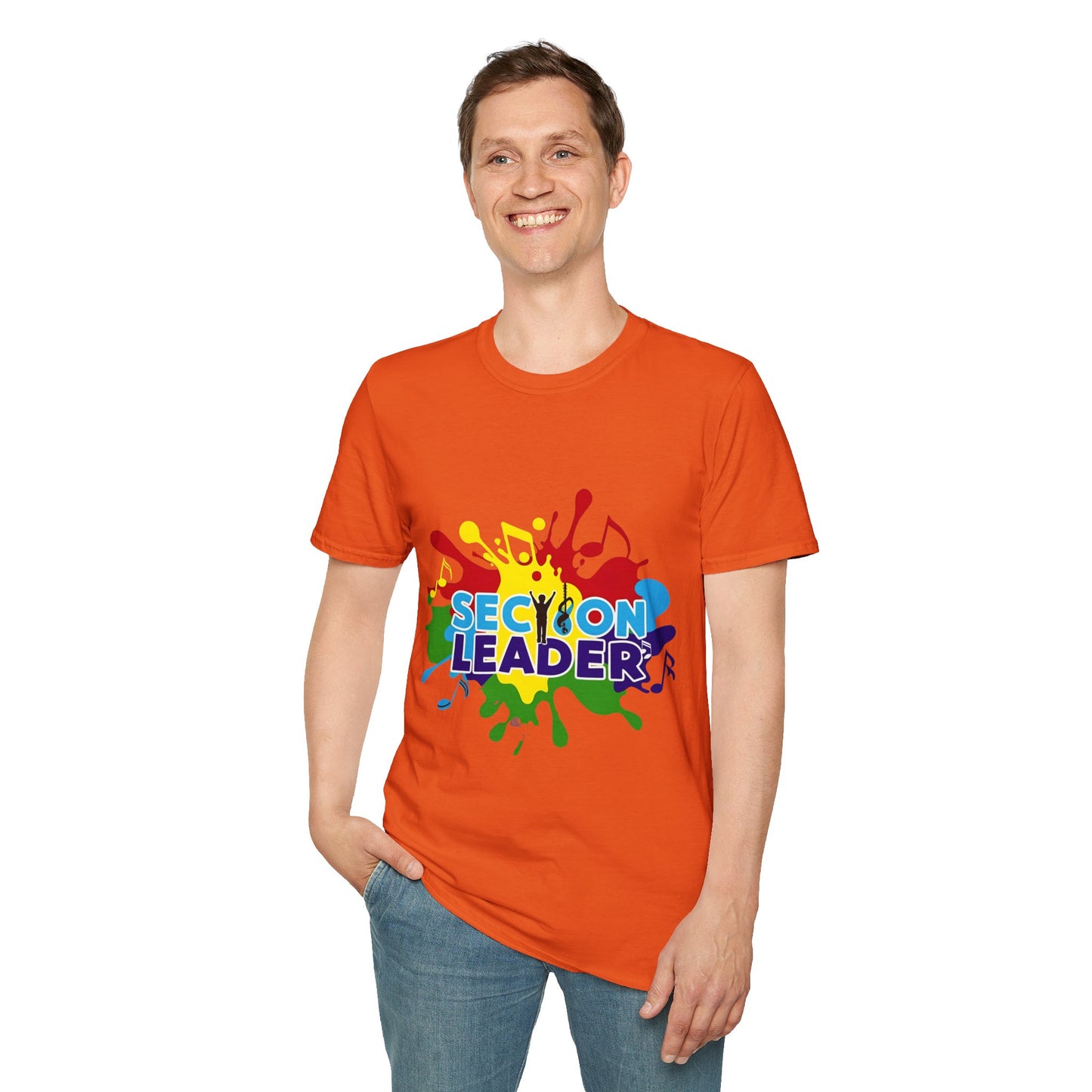 Splash Paint "Section Leader" Unisex Soft-style T-Shirt