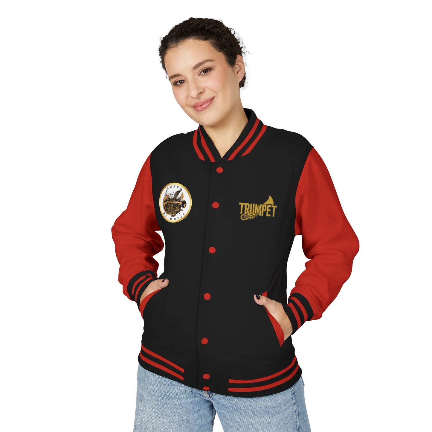 "Trumpet" Unisex Brass Band Letterman Jacket