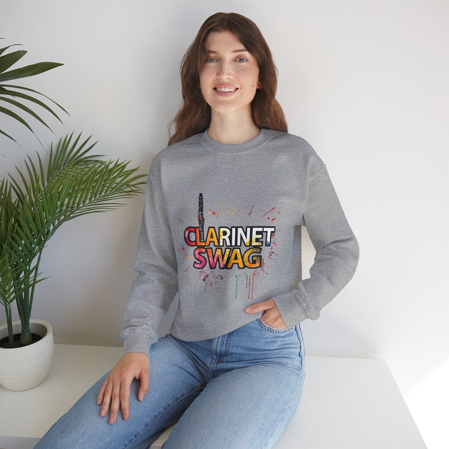 "Clarinet Swag" Unisex Crewneck Sweatshirt
