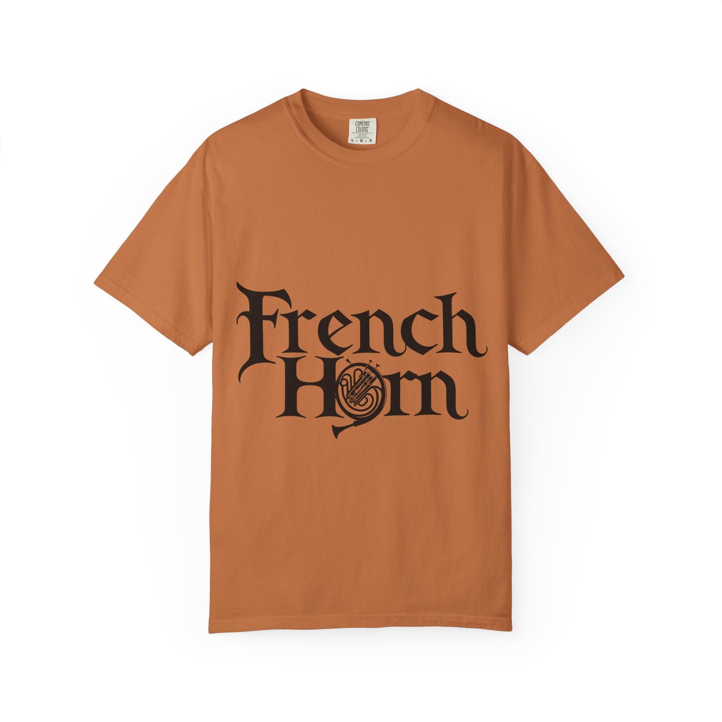 "French Horn" Unisex Garment-Dyed T-shirt