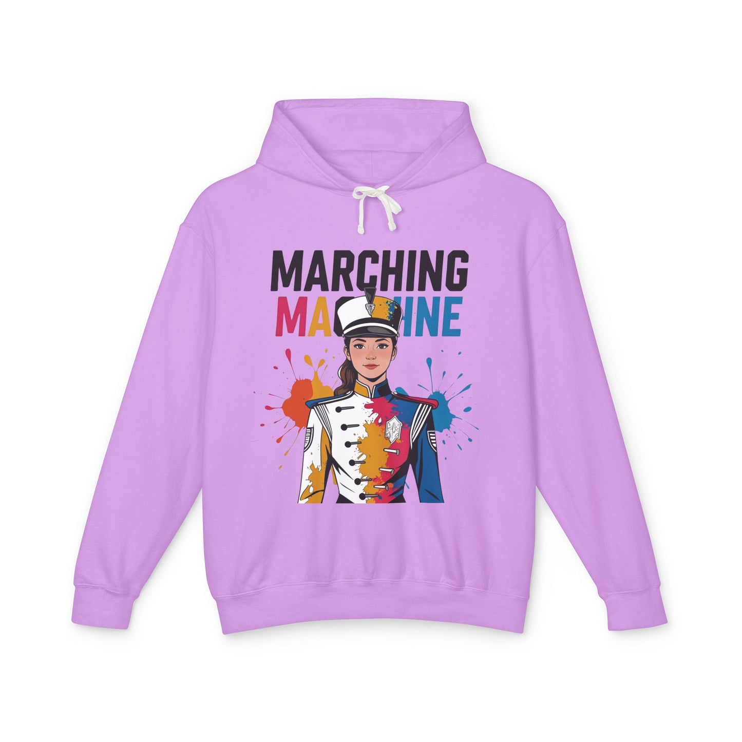 "Marching Machine" Unisex Lightweight Hoodie