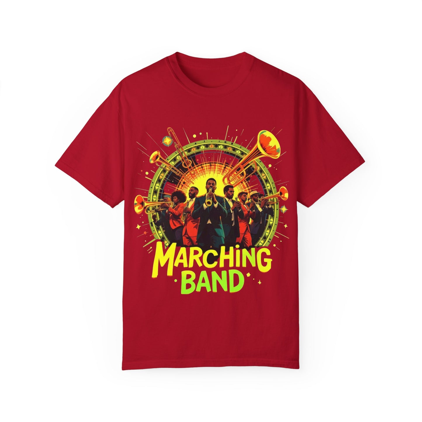 "Marching Band" Unisex Garment Dyed T-Shirt