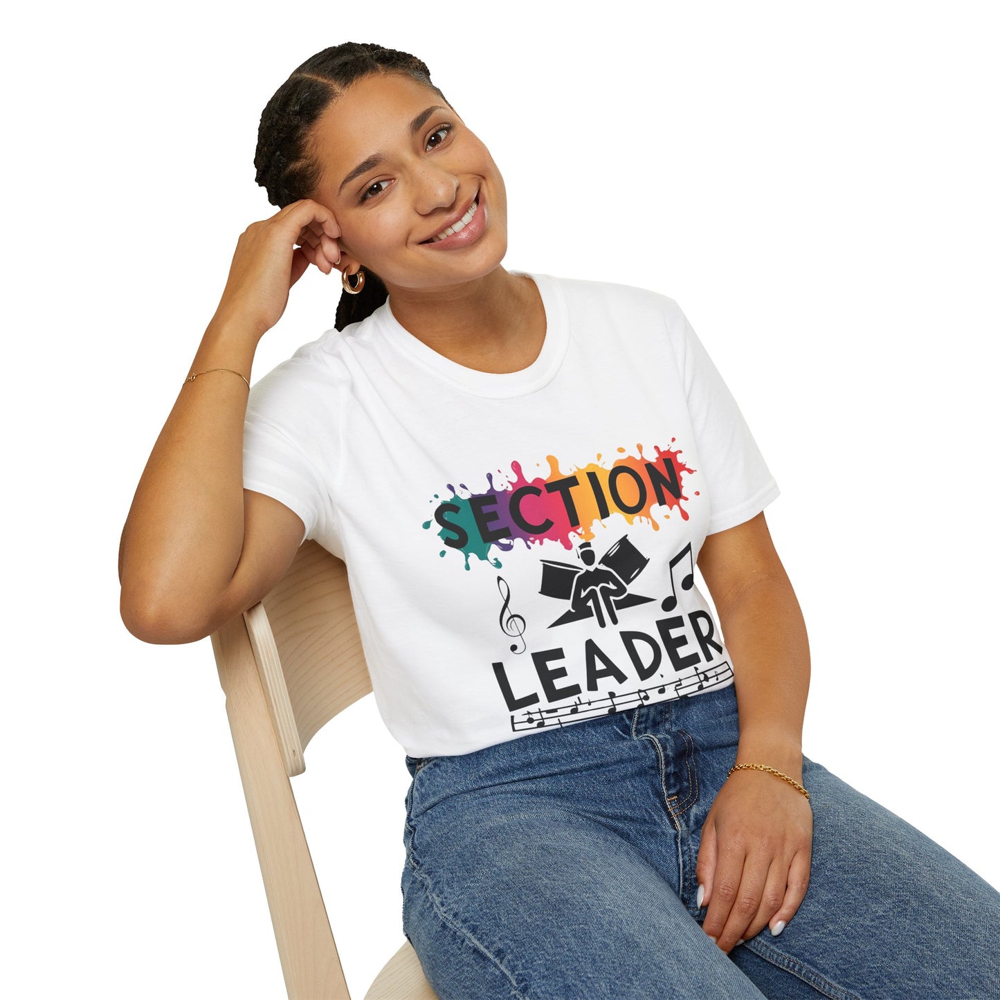 Splash Paint "Section Leader" Unisex Soft-style T-Shirt