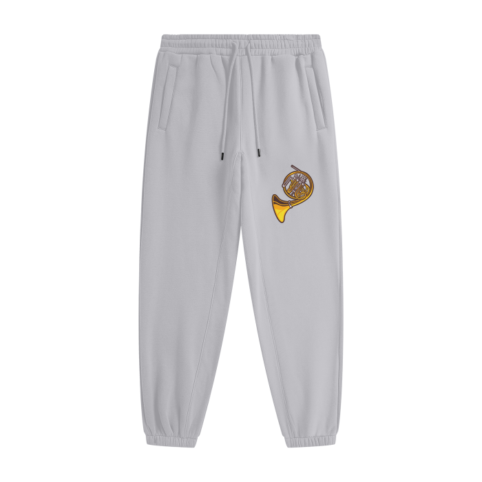 "French Horn" Street-wear Unisex Fleece Joggers