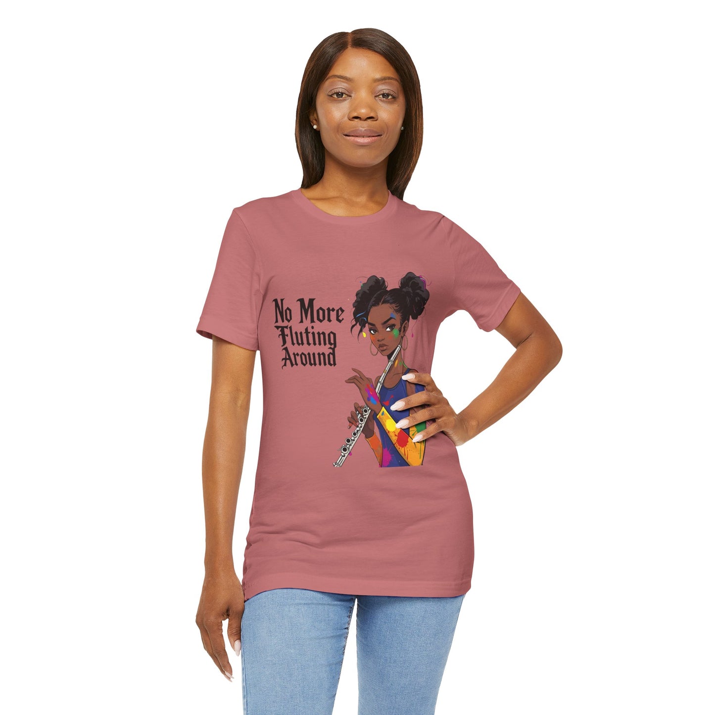 "No More Fluting Around" Unisex Musician Tee
