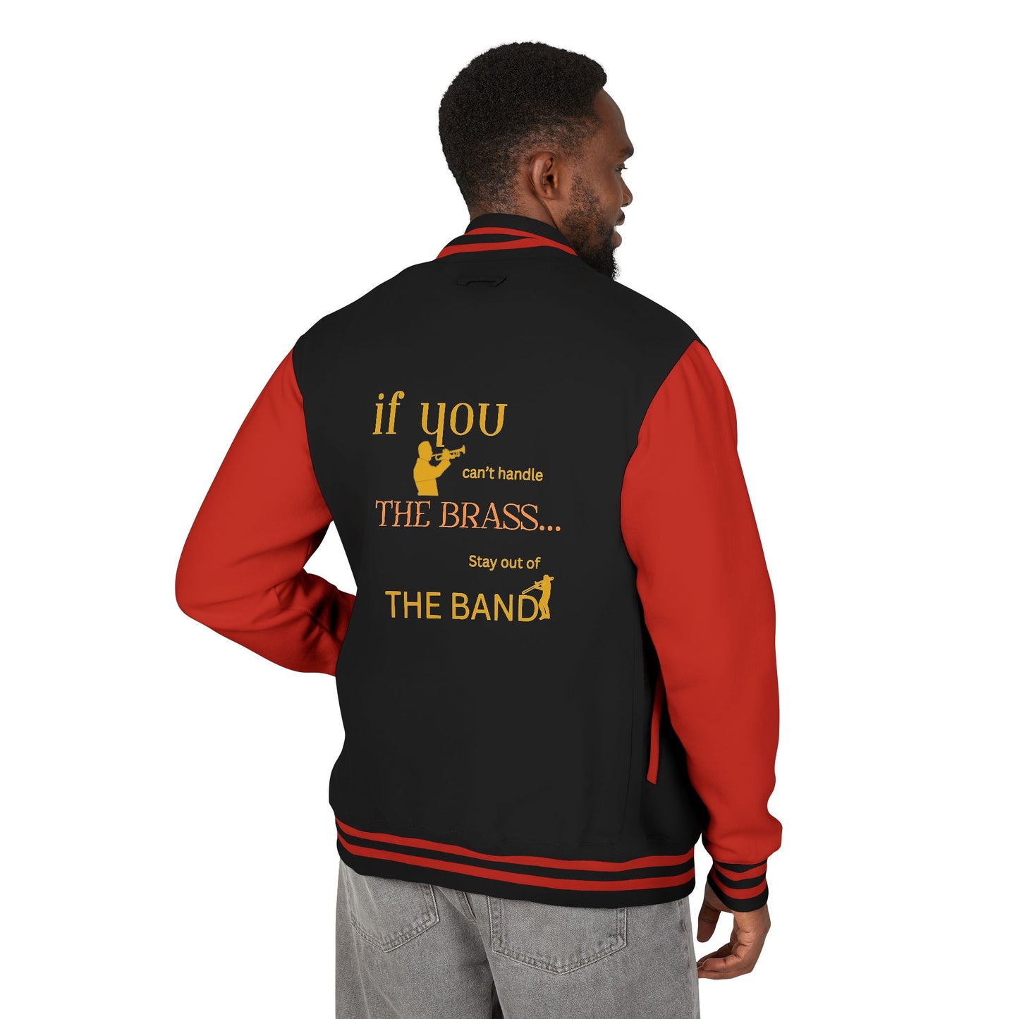 "Trumpet" Unisex Brass Band Letterman Jacket