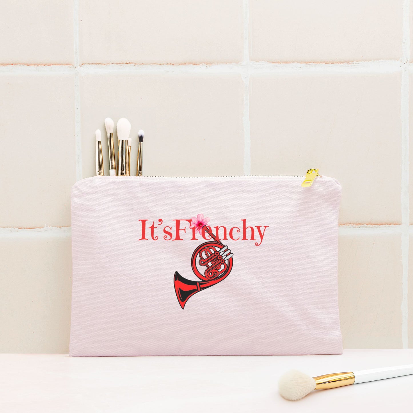 Women's "French Horn" Cosmetic Bag