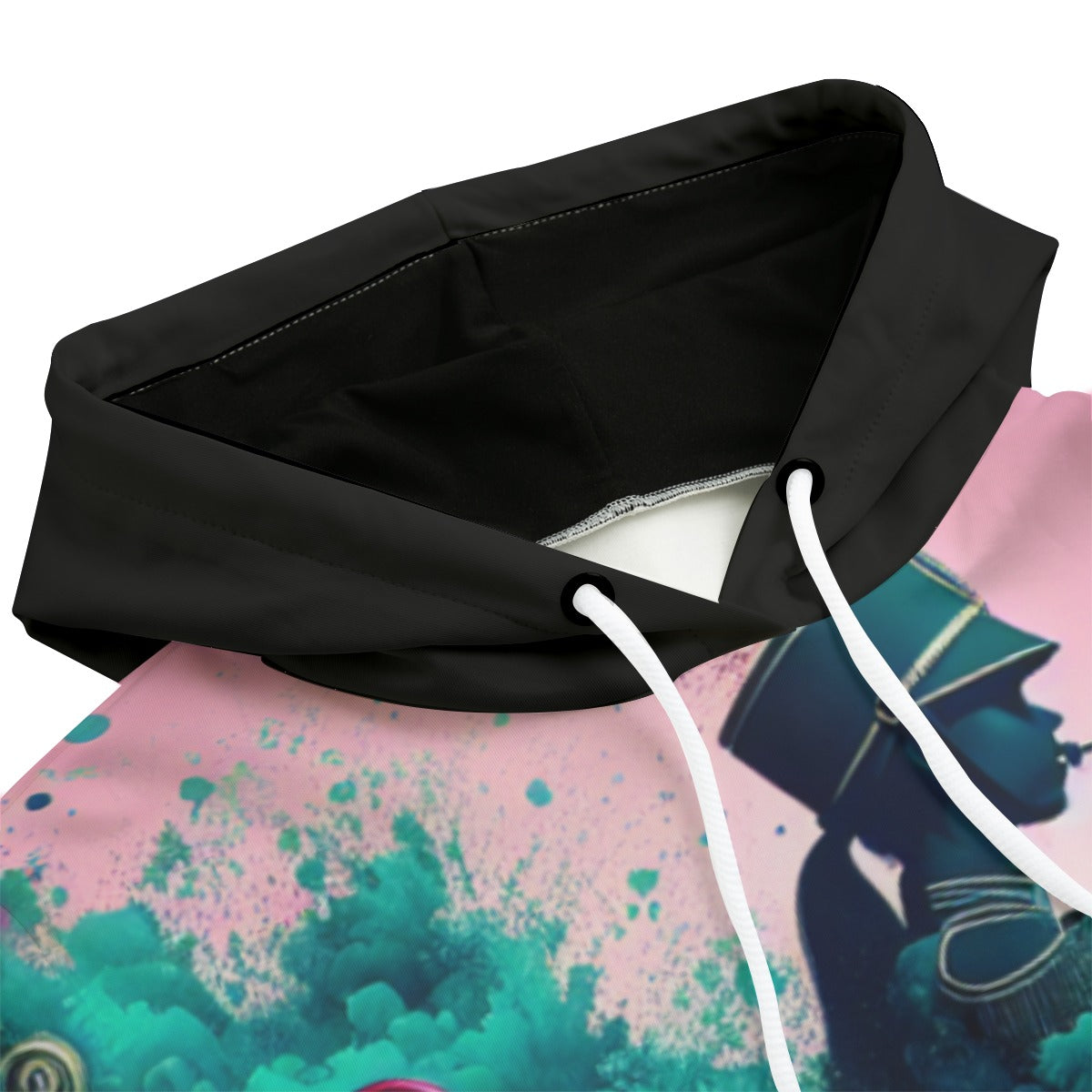 Splash Paint Trumpet Women's Pullover Hoodie