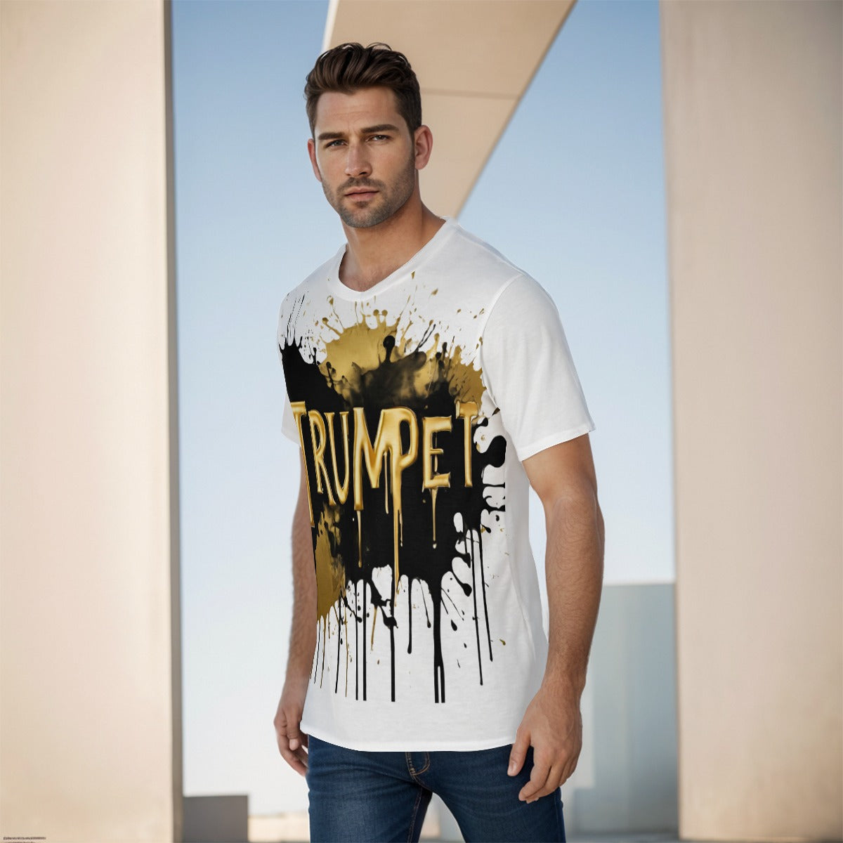 Men's "Trumpet" O-Neck T-Shirt
