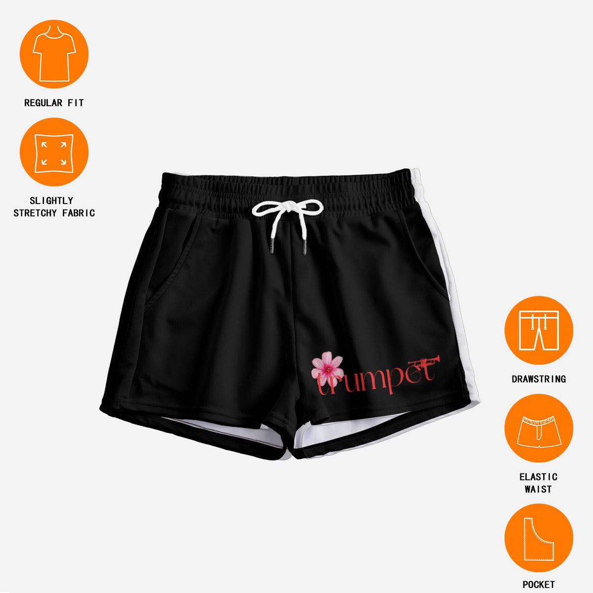 "Trumpet" Women's Casual Shorts