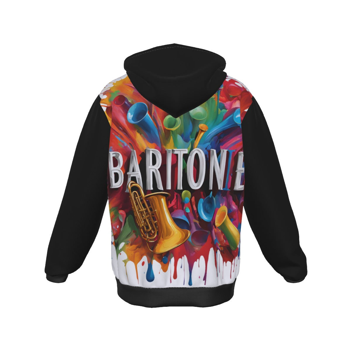 Unisex "Baritone" Zip Up Hoodie With Pocket