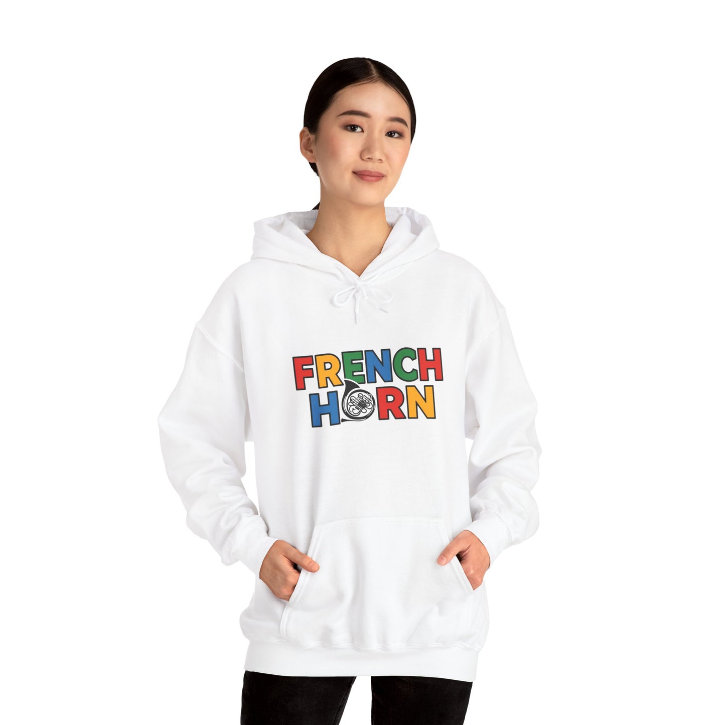 "French Horn" Cozy Unisex Hoodie