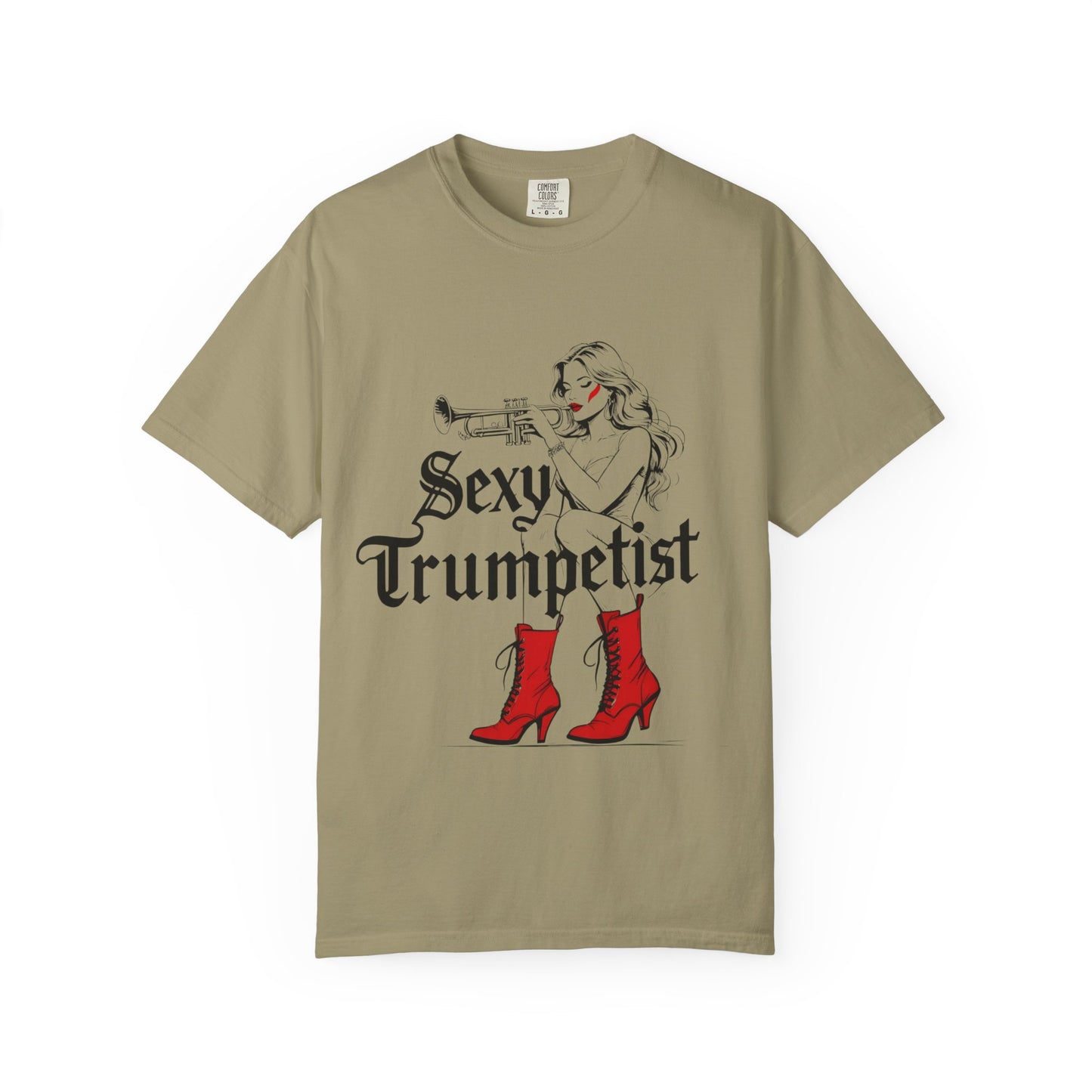"Sexy Trumpetist" Unisex Garment-Dyed T-shirt