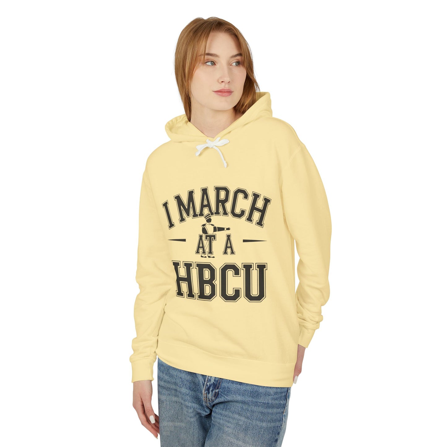 "HBCU Pride" Unisex Lightweight Hooded Sweatshirt