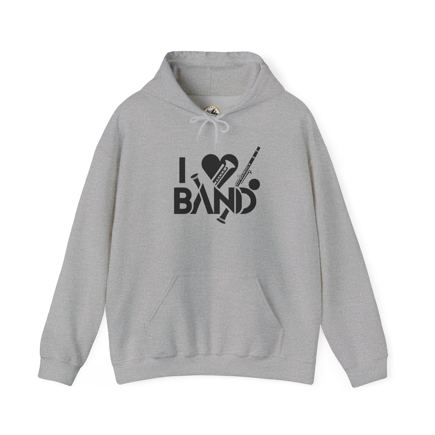 "I Love Band" Unisex Heavy-Blend Hoodie
