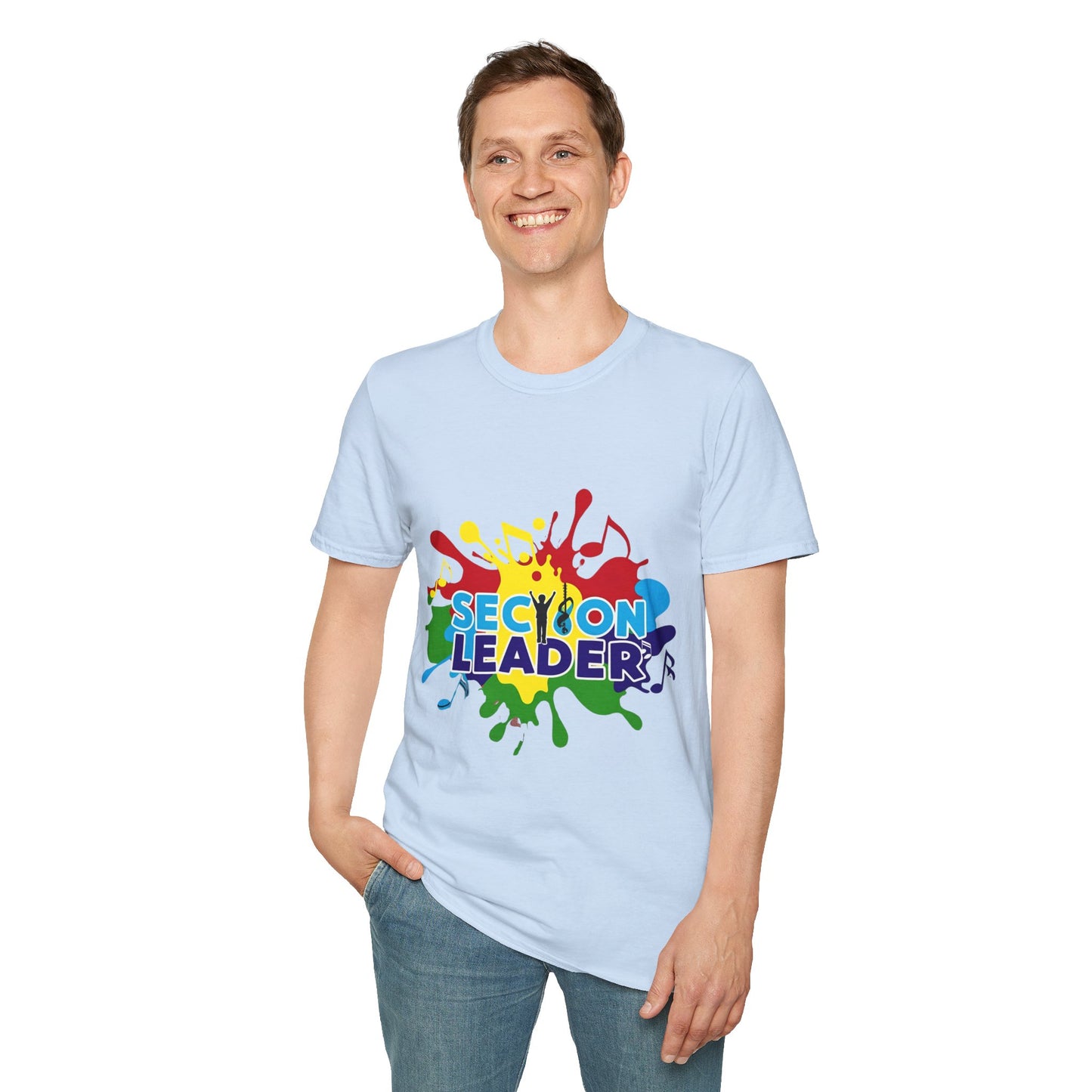 Splash Paint "Section Leader" Unisex Soft-style T-Shirt