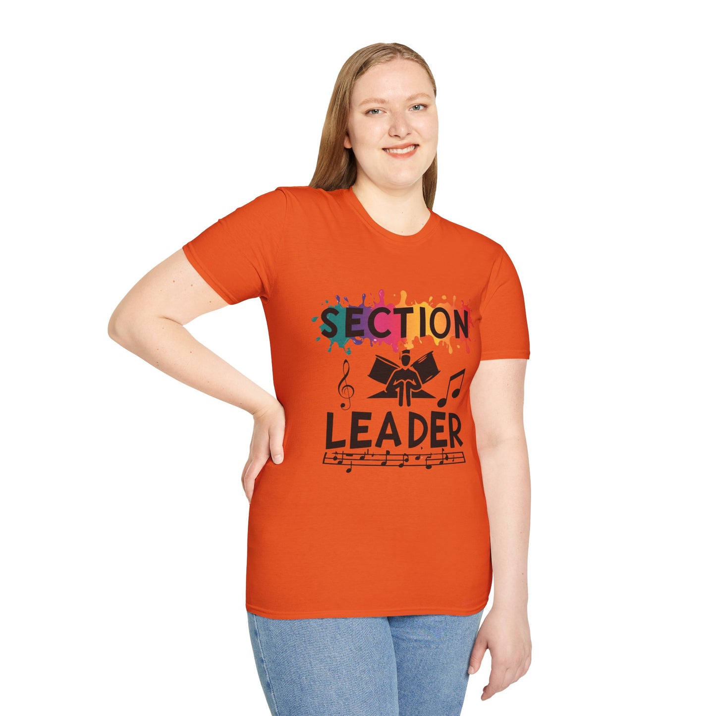 Splash Paint "Section Leader" Unisex Soft-style T-Shirt