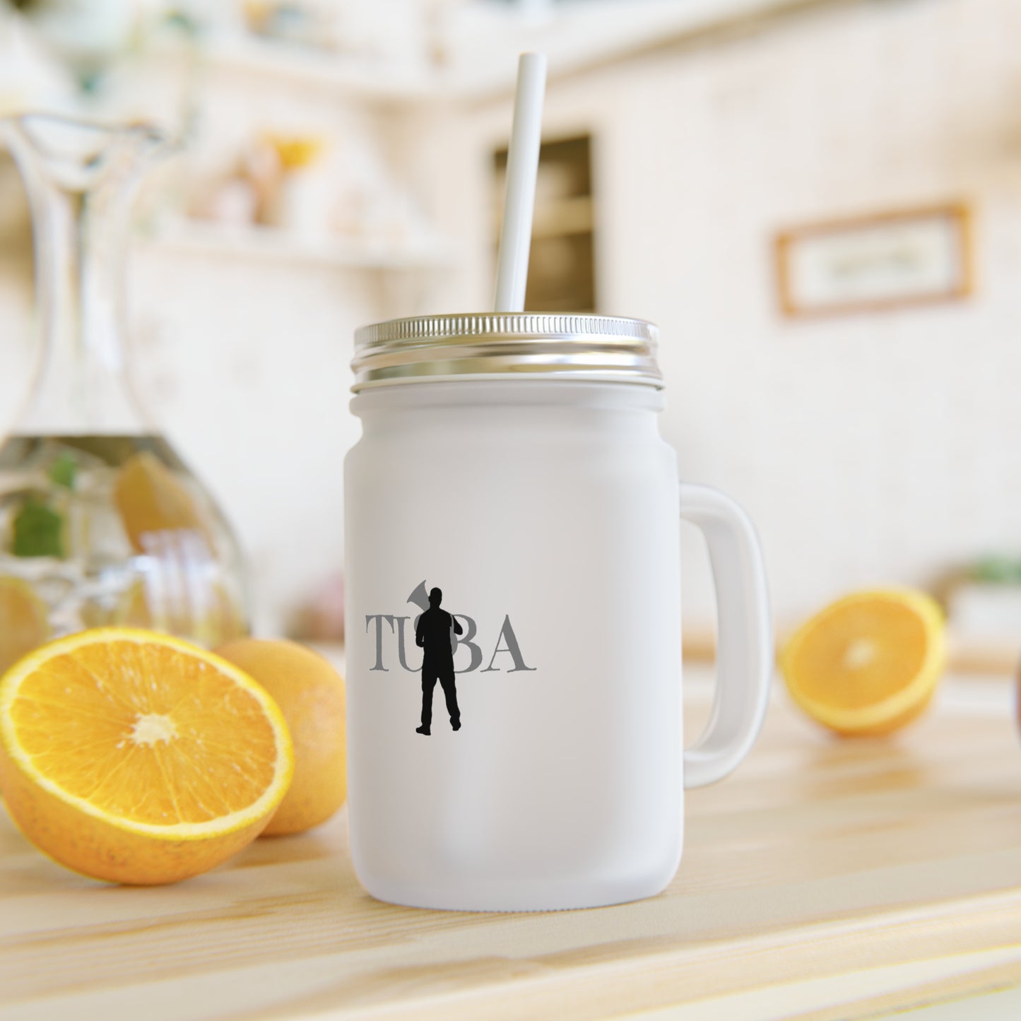 "Tuba" Mason Jar