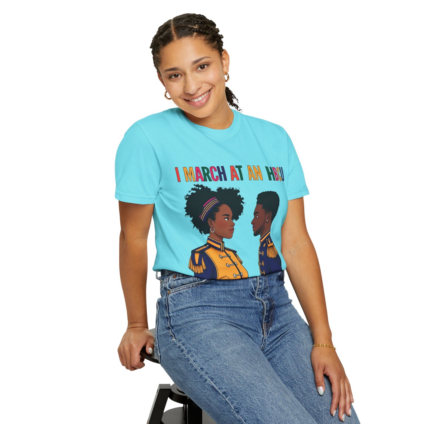"HBCU Pride" Unisex Garment-Dyed T-shirt with