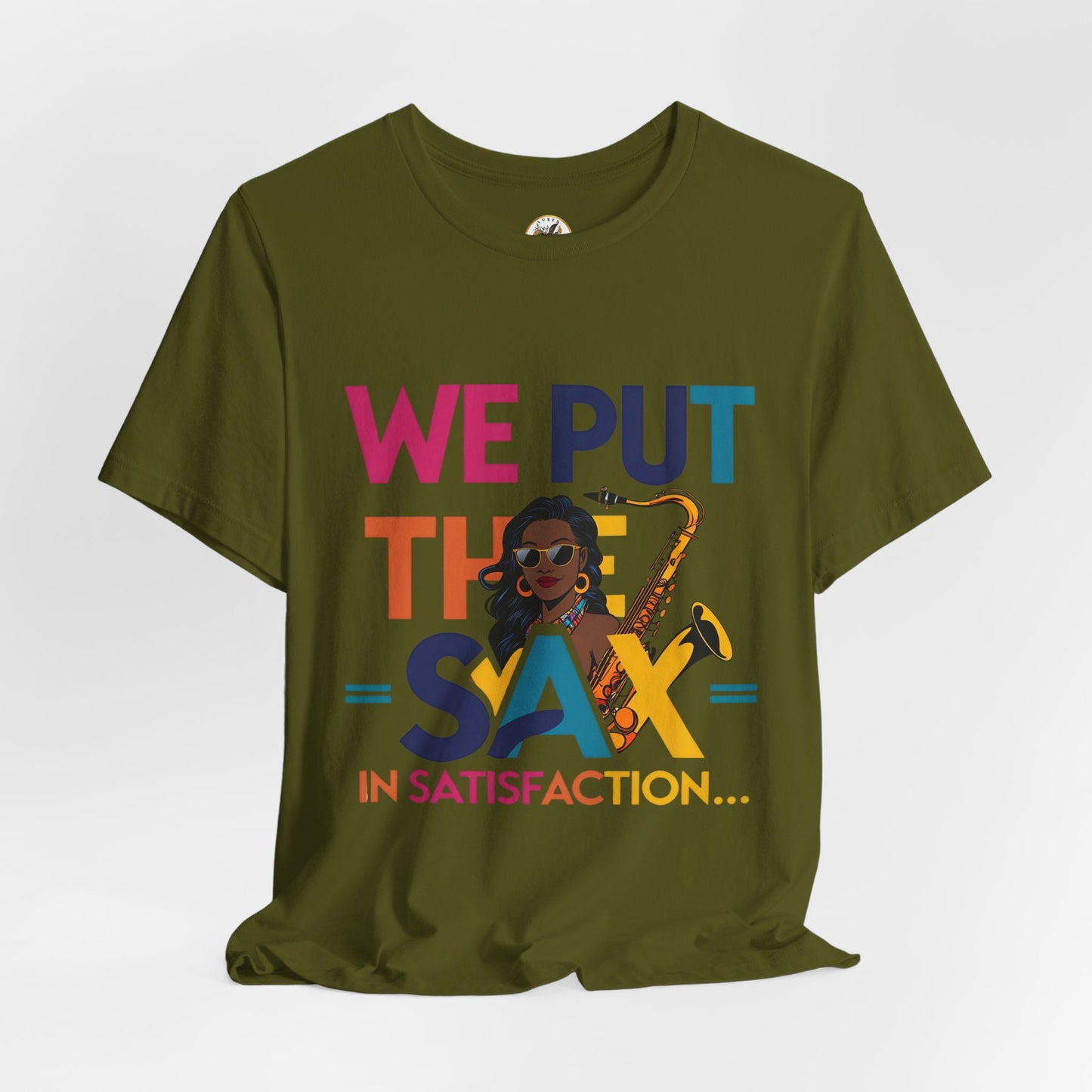 "Sax In Satisfaction" Unisex Graphic T-Shirt