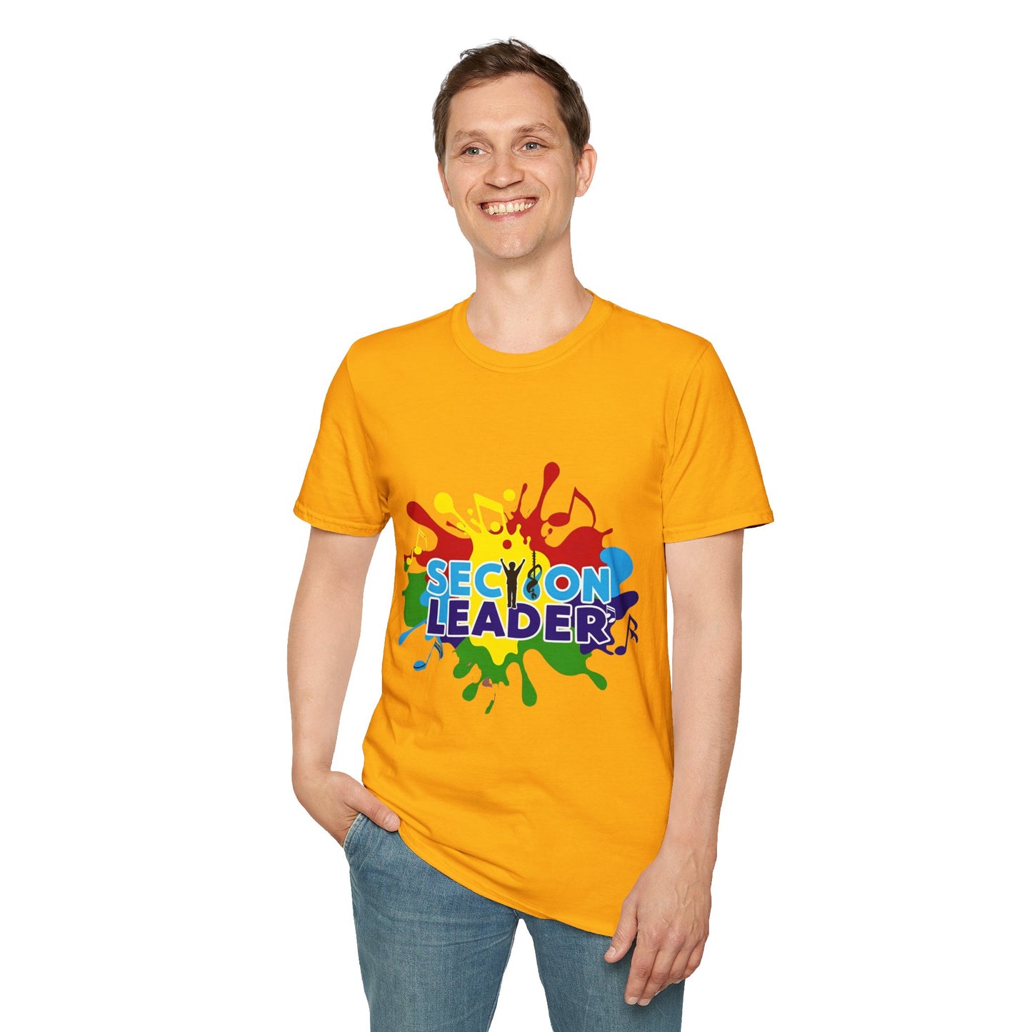 Splash Paint "Section Leader" Unisex Soft-style T-Shirt