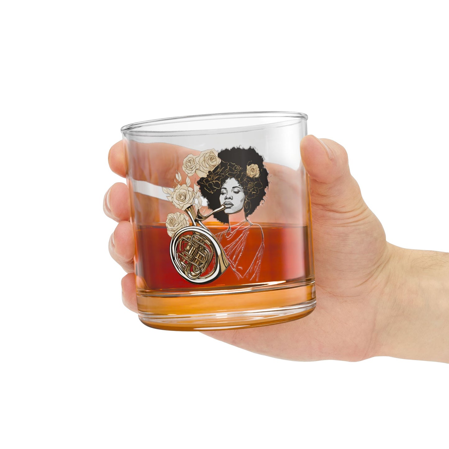 "Ladies Of Brass" Rocks Glass, 10 oz.