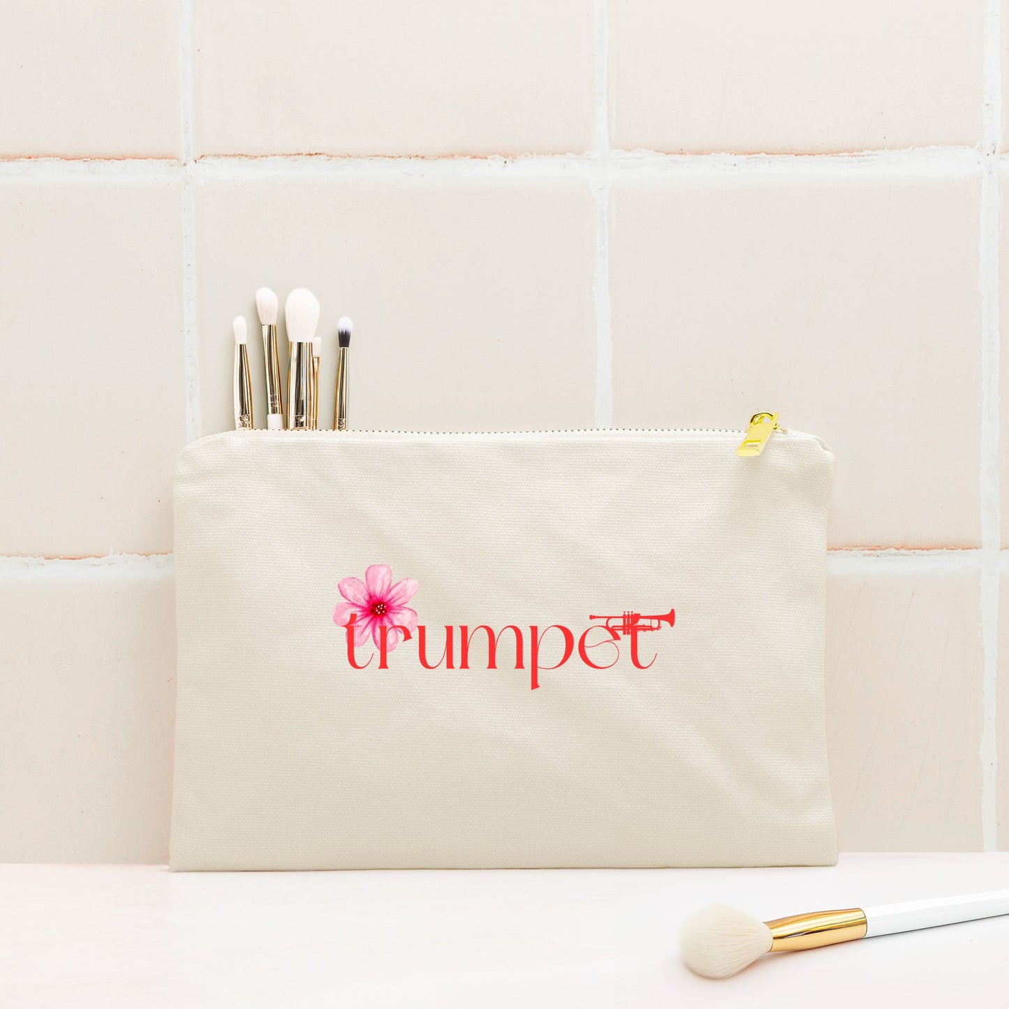 Women's "Trumpet" Cosmetic Bag