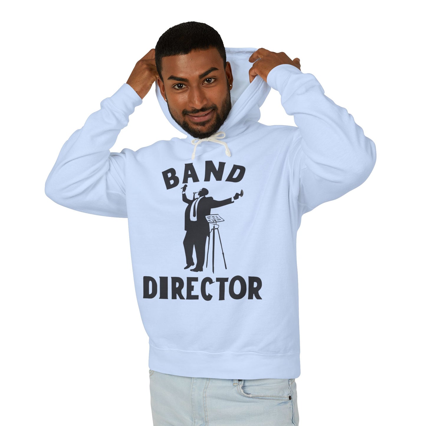 "Band Director" Unisex Lightweight Hoodie