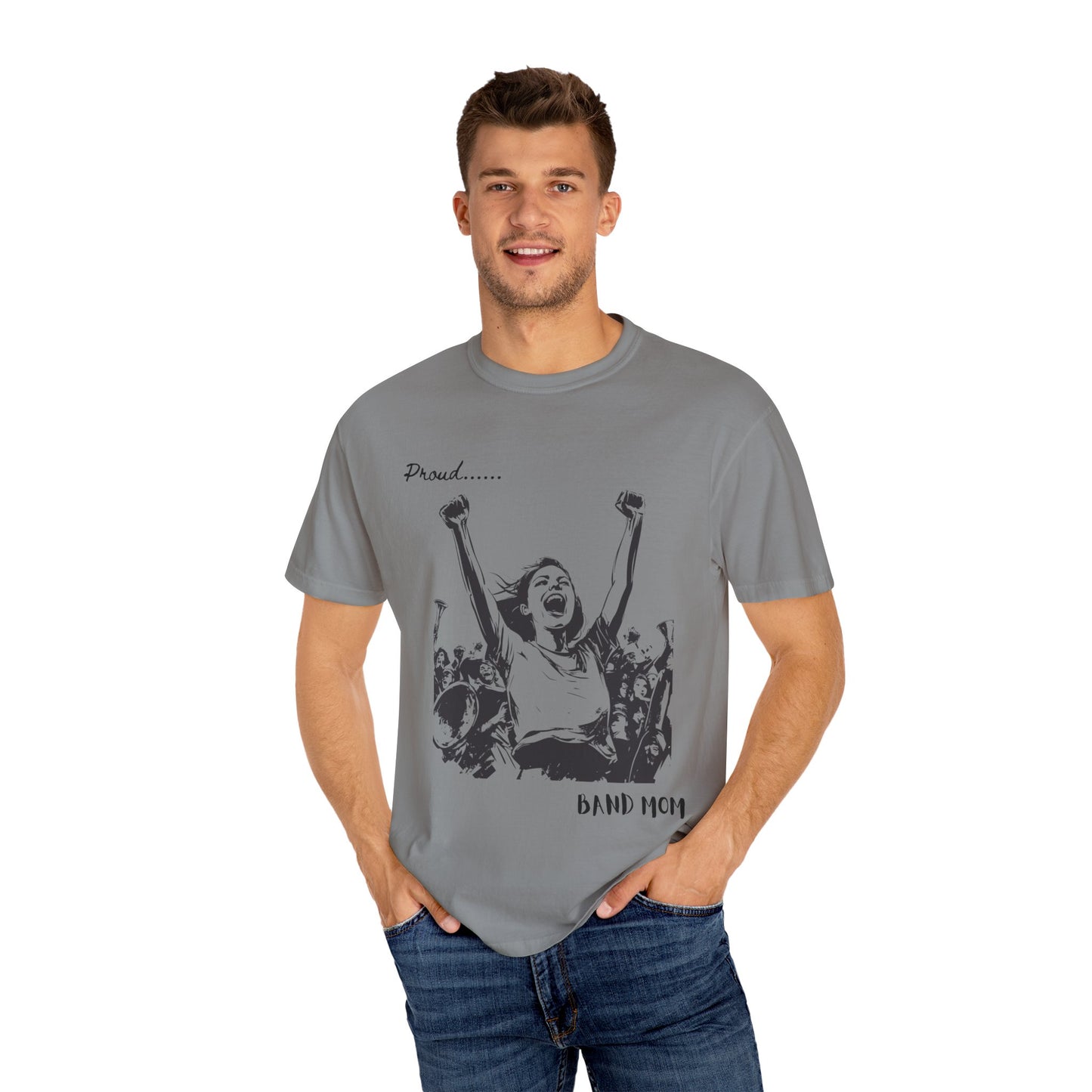 " Band Parent" Unisex Garment-Dyed T-shirt