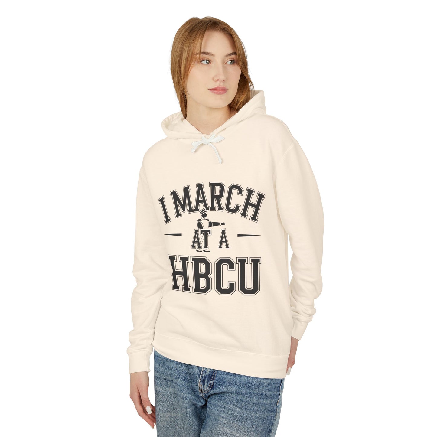 "HBCU Pride" Unisex Lightweight Hooded Sweatshirt