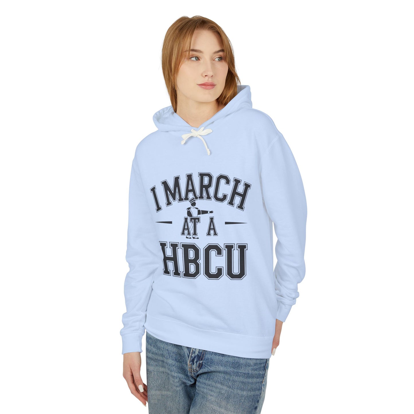 "HBCU Pride" Unisex Lightweight Hooded Sweatshirt