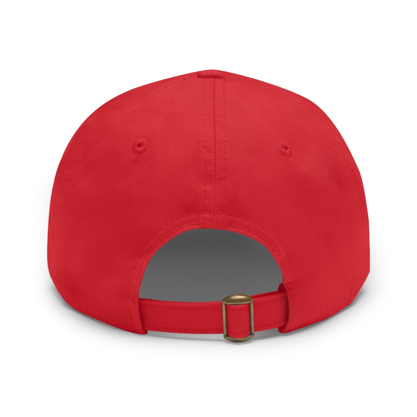 "Trumpet" Dad Hat with Leather Patch (Rectangle)