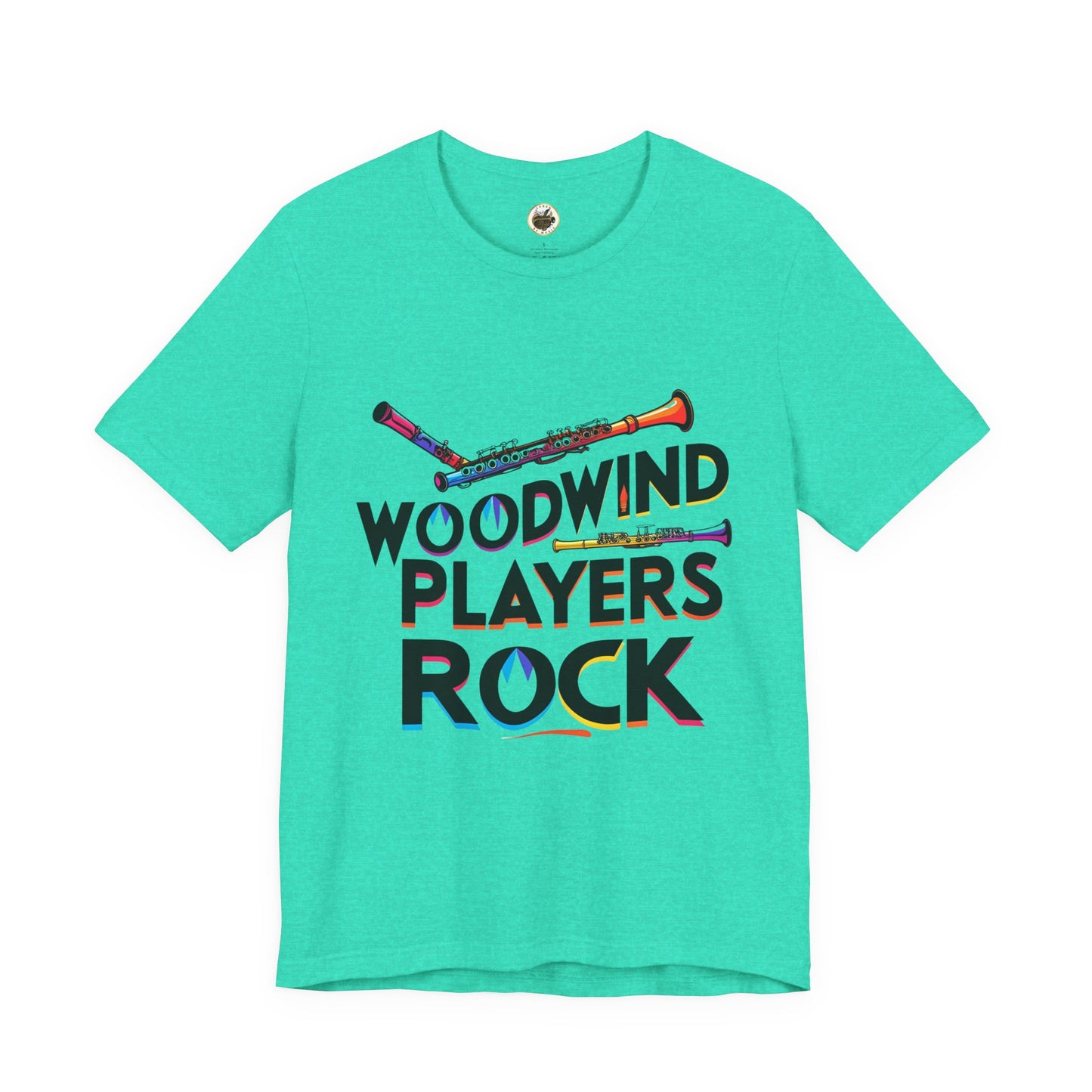 "Woodwind Players Rock" Unisex Short Sleeve T-Shirt