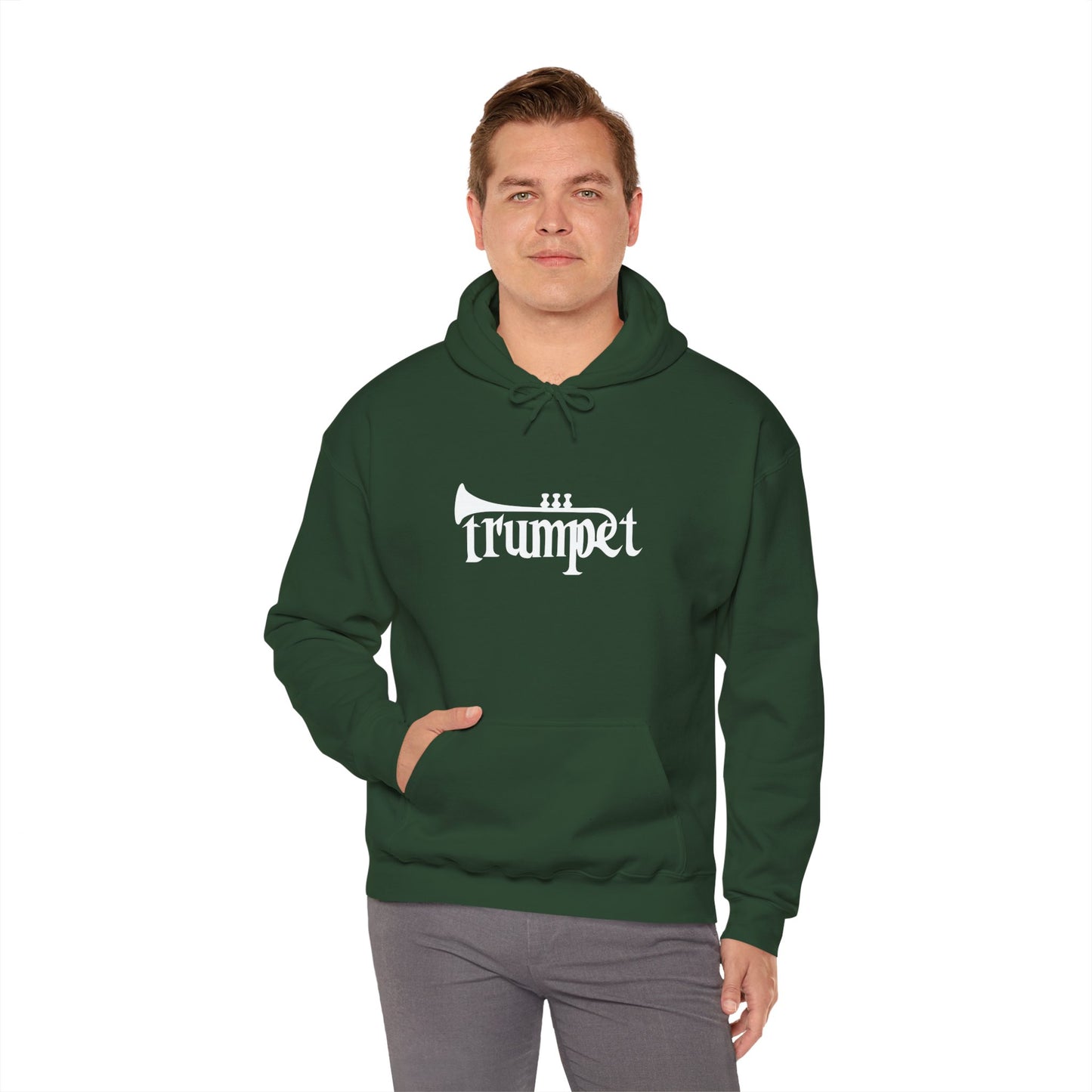 Musical Trumpet Hoodie - Unisex Heavy Blend Sweatshirt