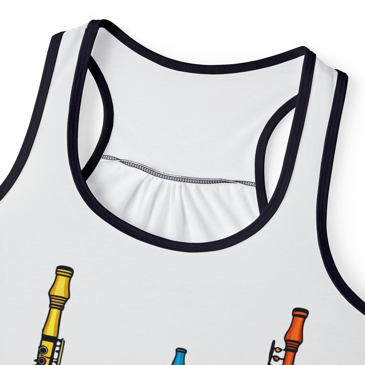 Colorful "Clarinet" Women's Tank Top