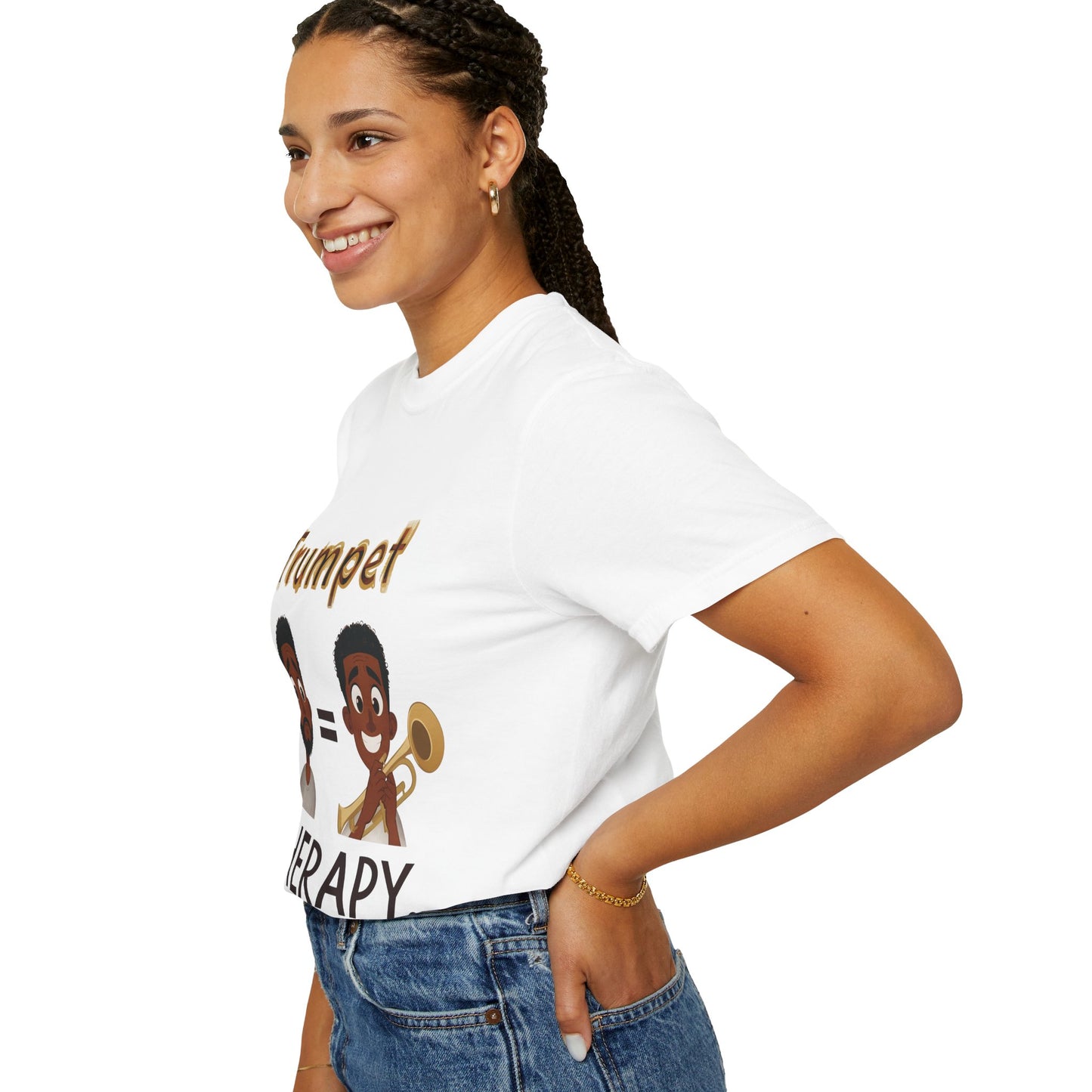 "Trumpet Therapy" Unisex Music T-Shirt