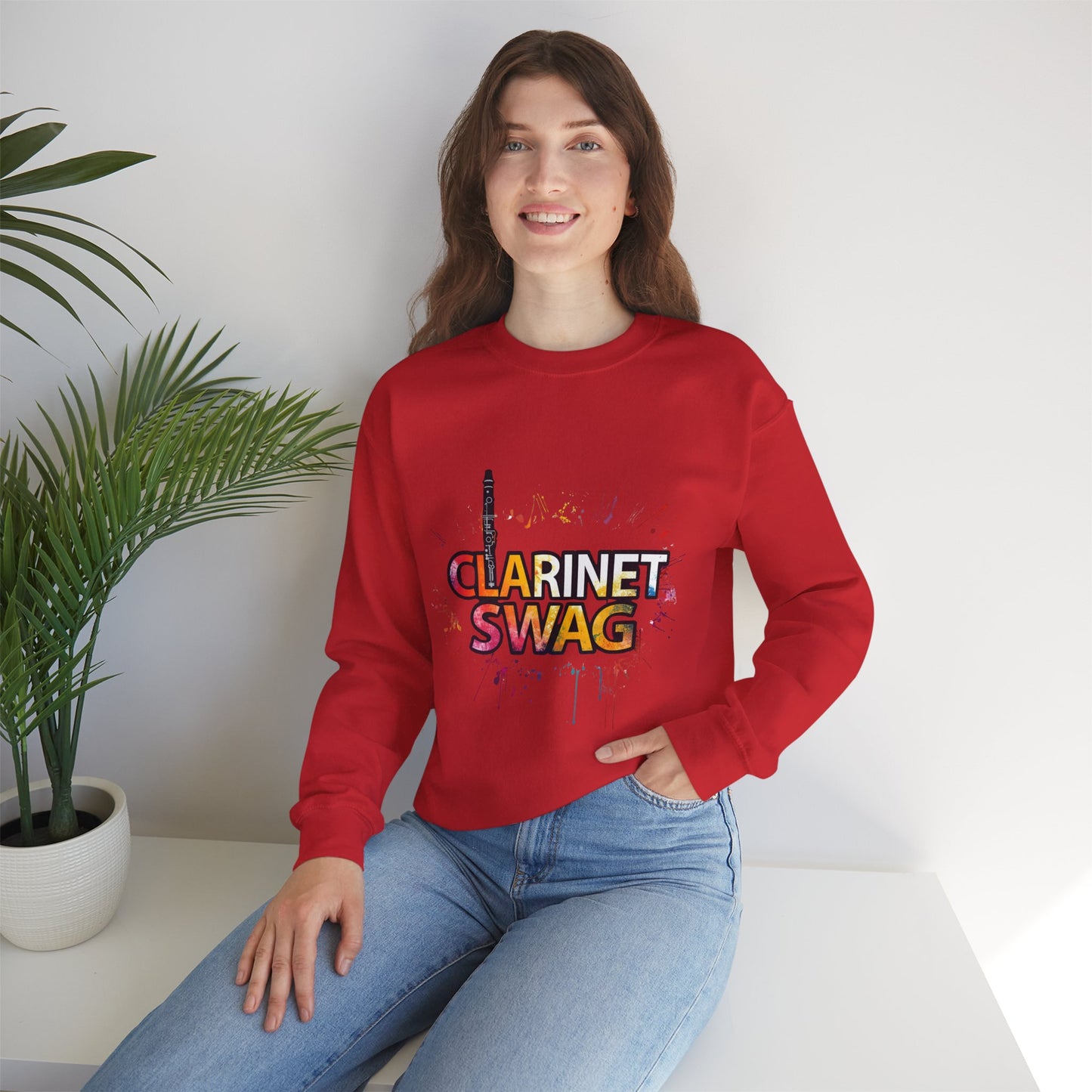 "Clarinet Swag" Unisex Crewneck Sweatshirt