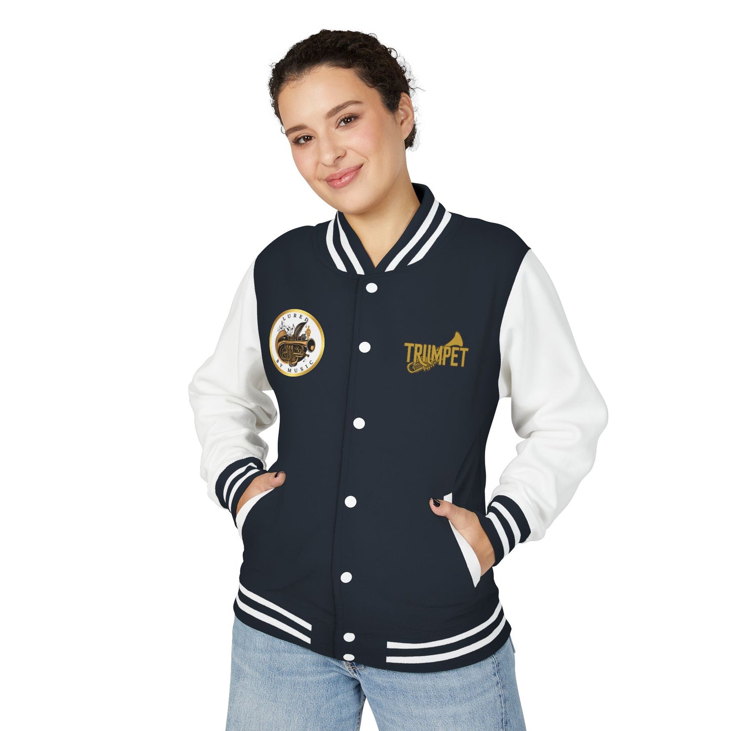 "Trumpet" Unisex Brass Band Letterman Jacket