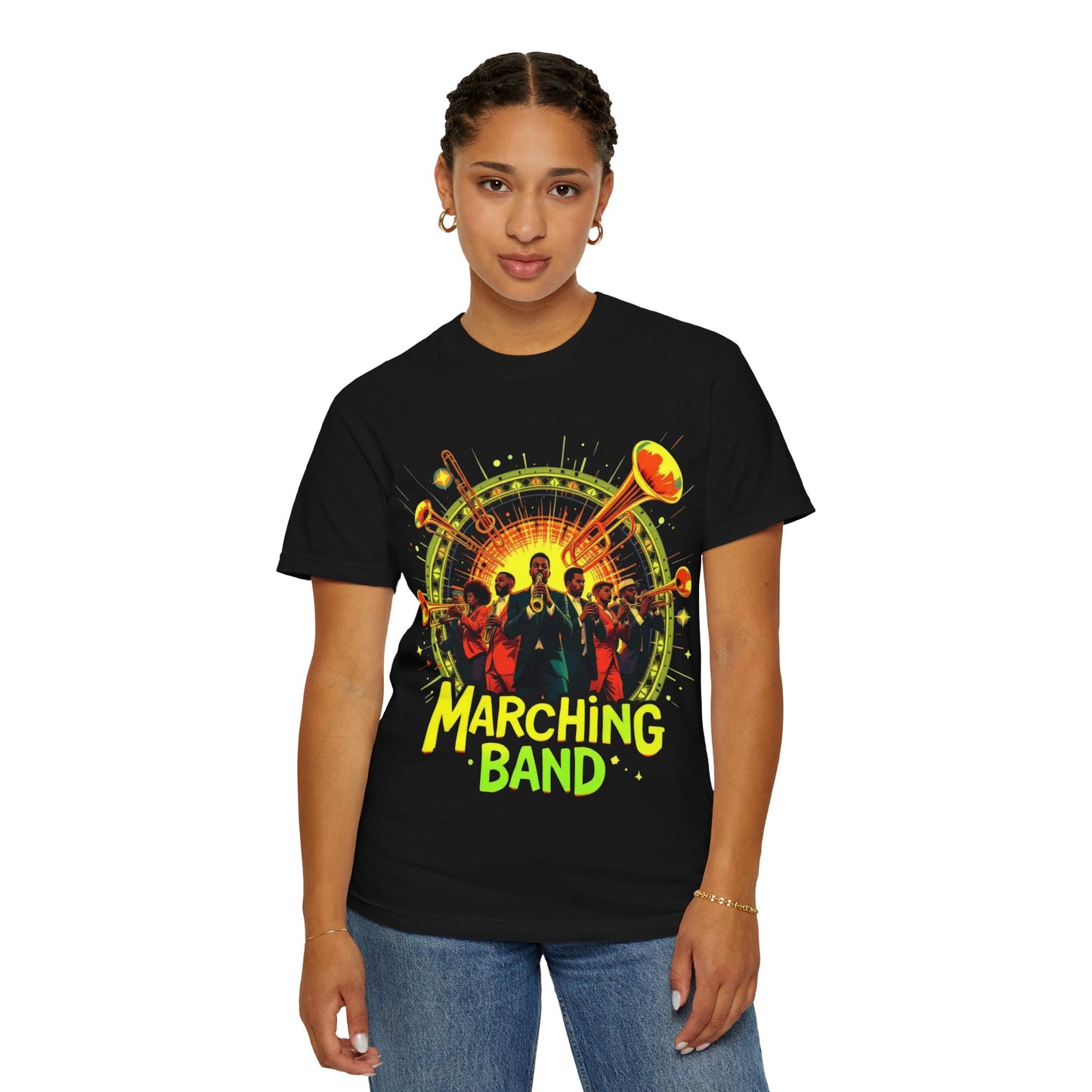"Marching Band" Unisex Garment Dyed T-Shirt