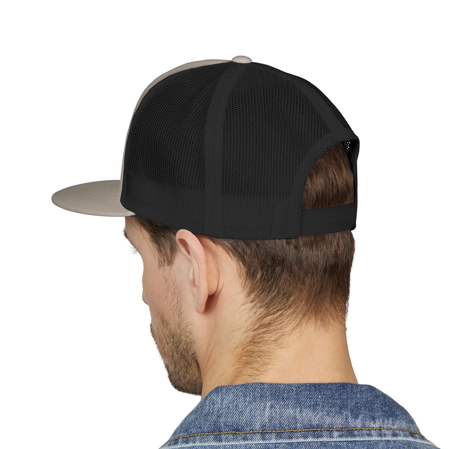Embroidered "Clarinet" 5 Panel Trucker Cap