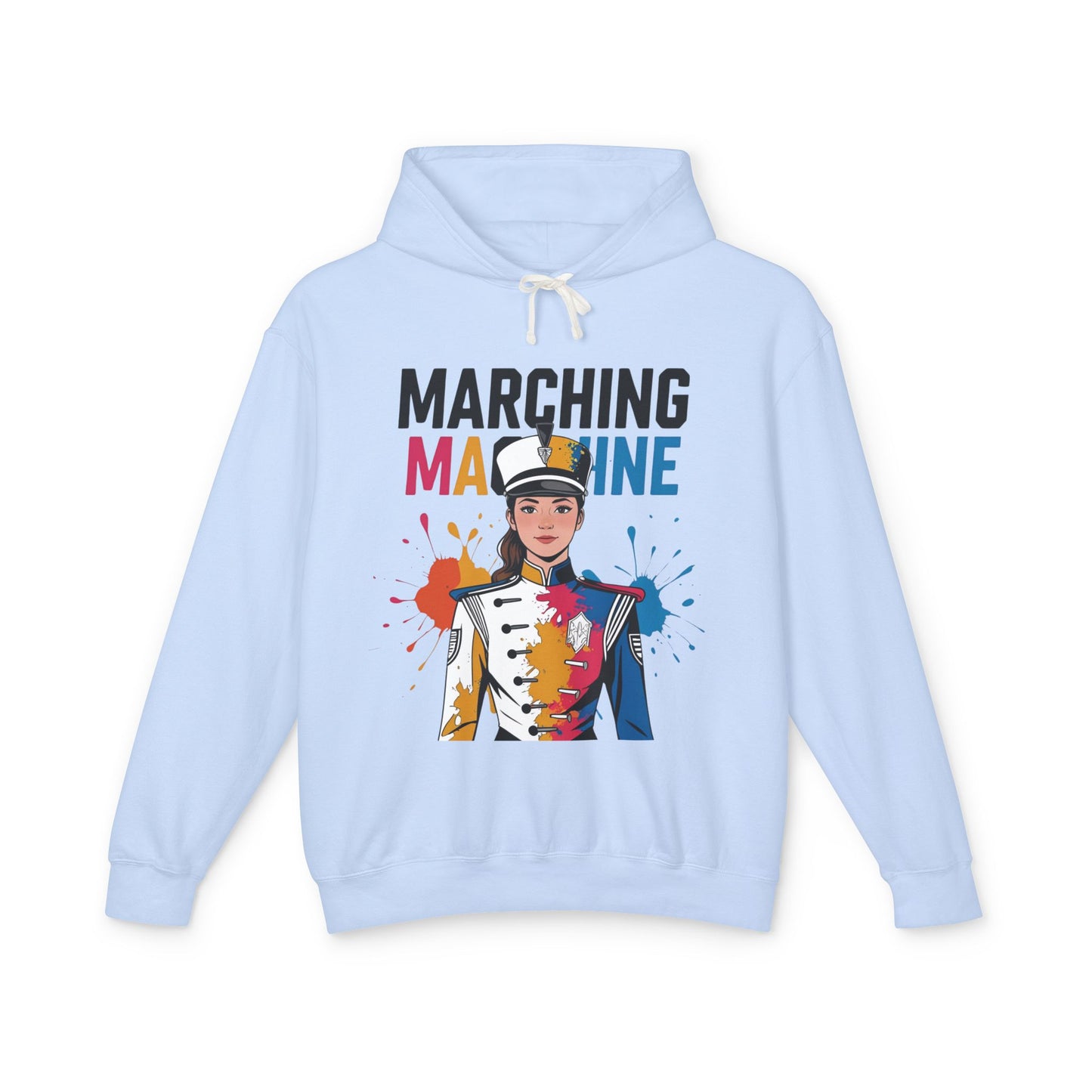 "Marching Machine" Unisex Lightweight Hoodie