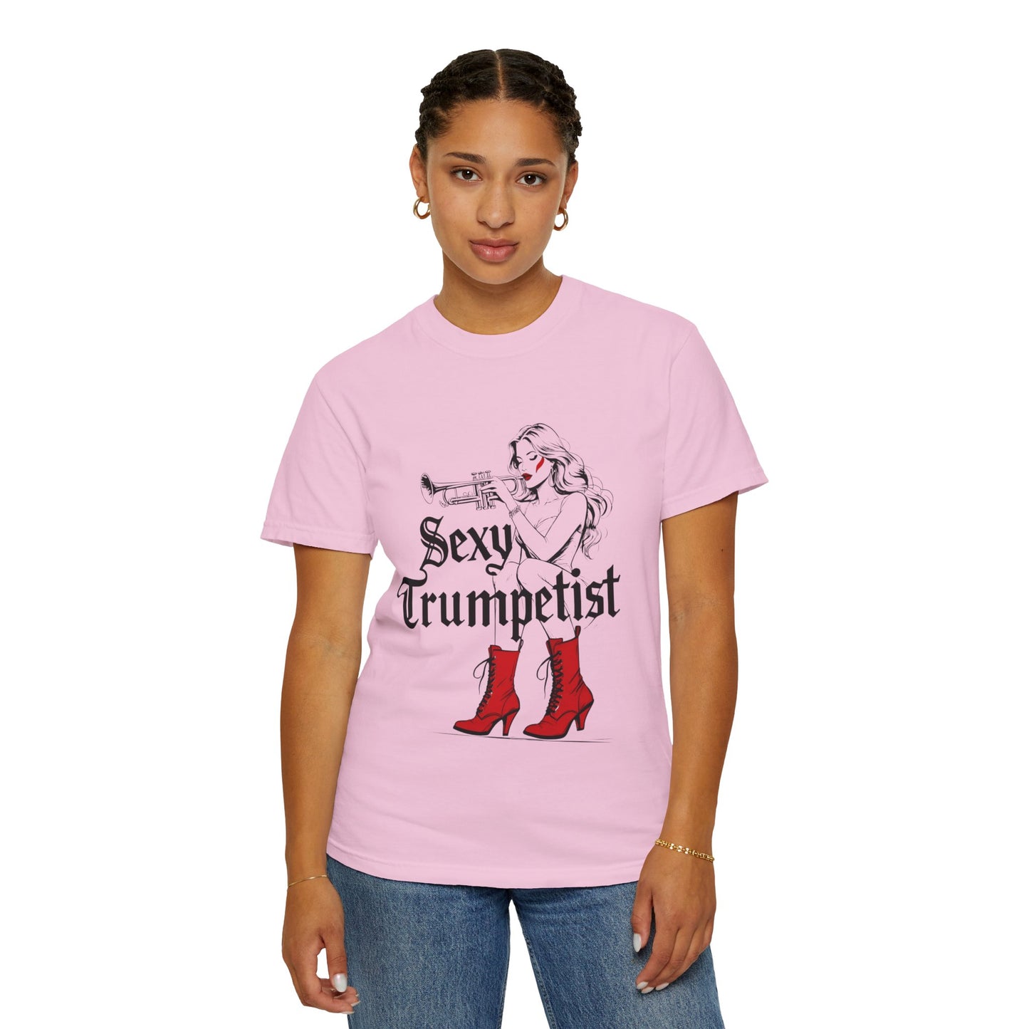 "Sexy Trumpetist" Unisex Garment-Dyed T-shirt