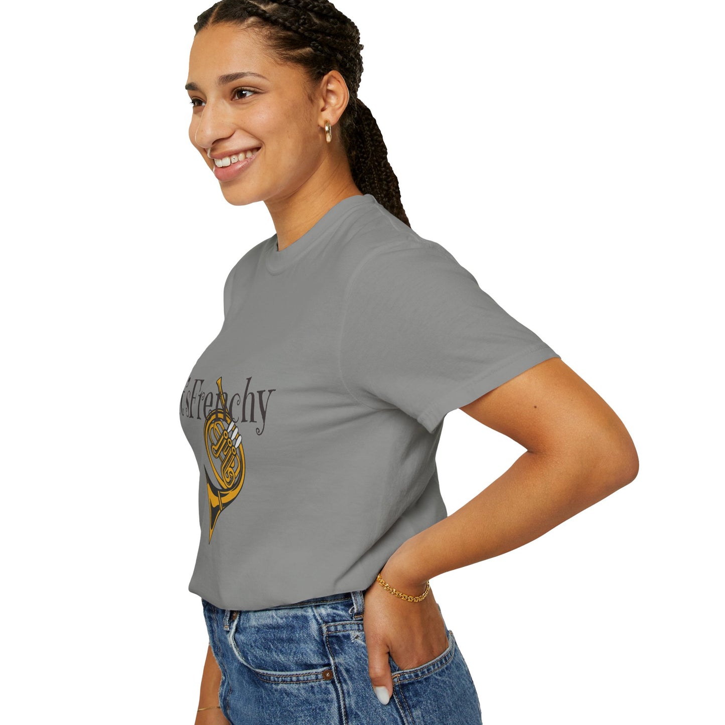 "French Horn" Unisex Garment-Dyed T-shirt